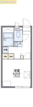 レオパレスエクレール君塚の物件間取画像